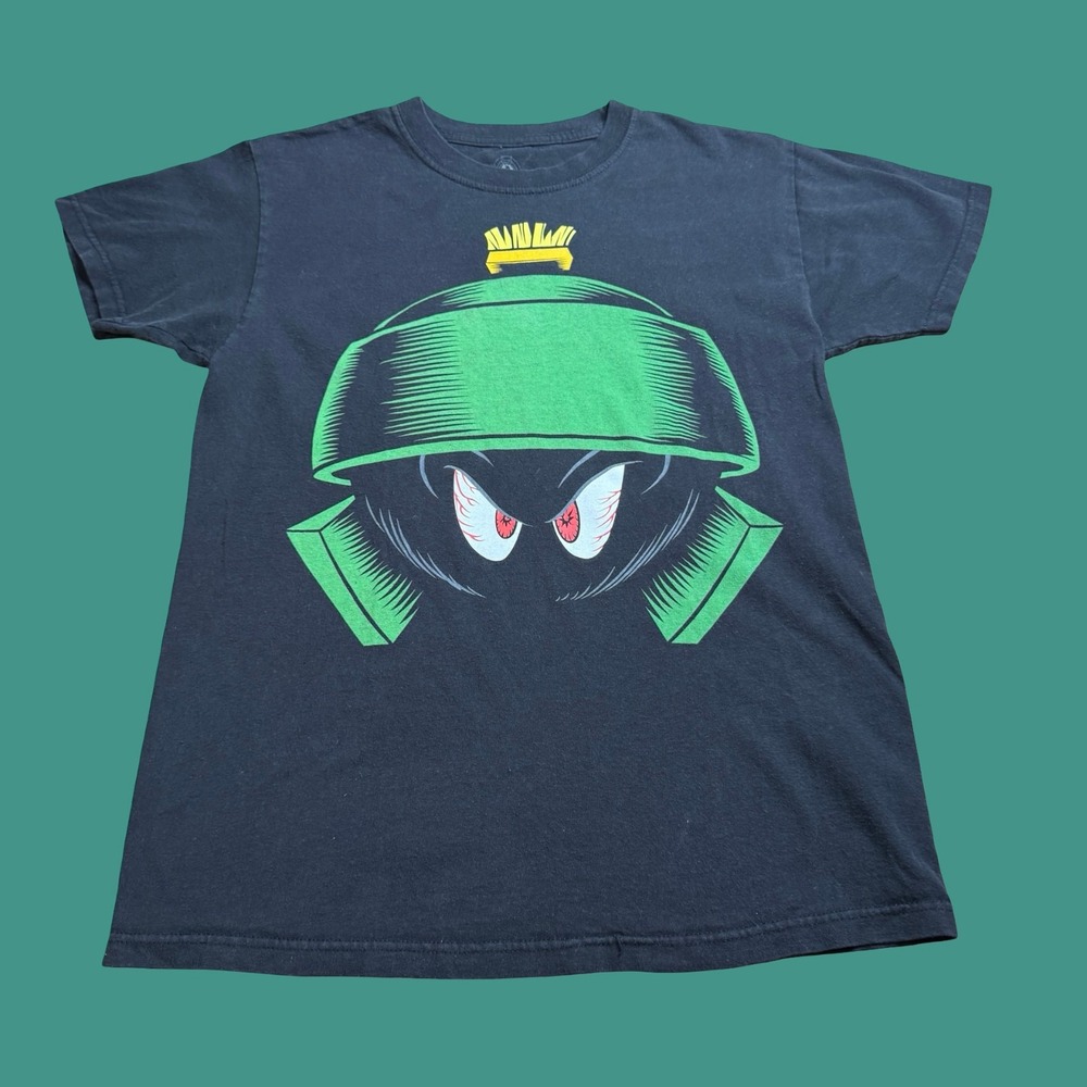 Looney Tunes Marvin Martian T Shirt Small Faded Graphic Cartoon Streetwear